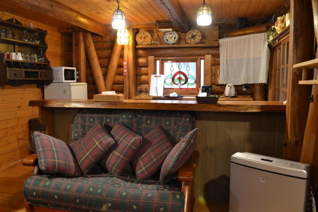 Kuchyň nebo kuchyňský kout v ubytování Hakuba Mominoki Hotel