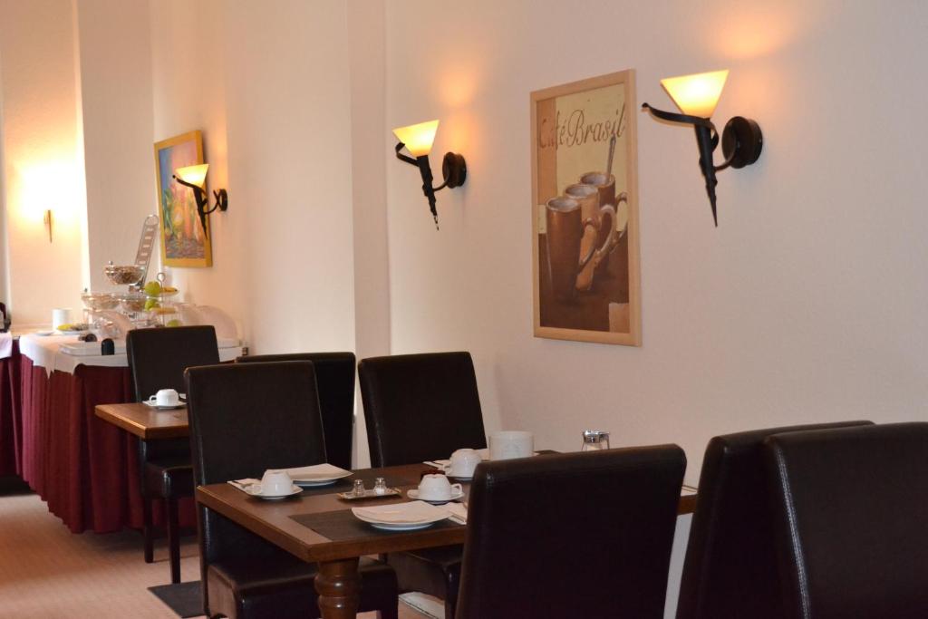 Posezení v ubytování Hotel am Landeshaus