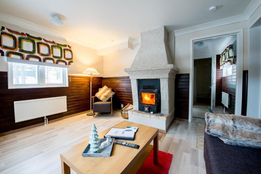 Posezení v ubytování Svanstein Lodge