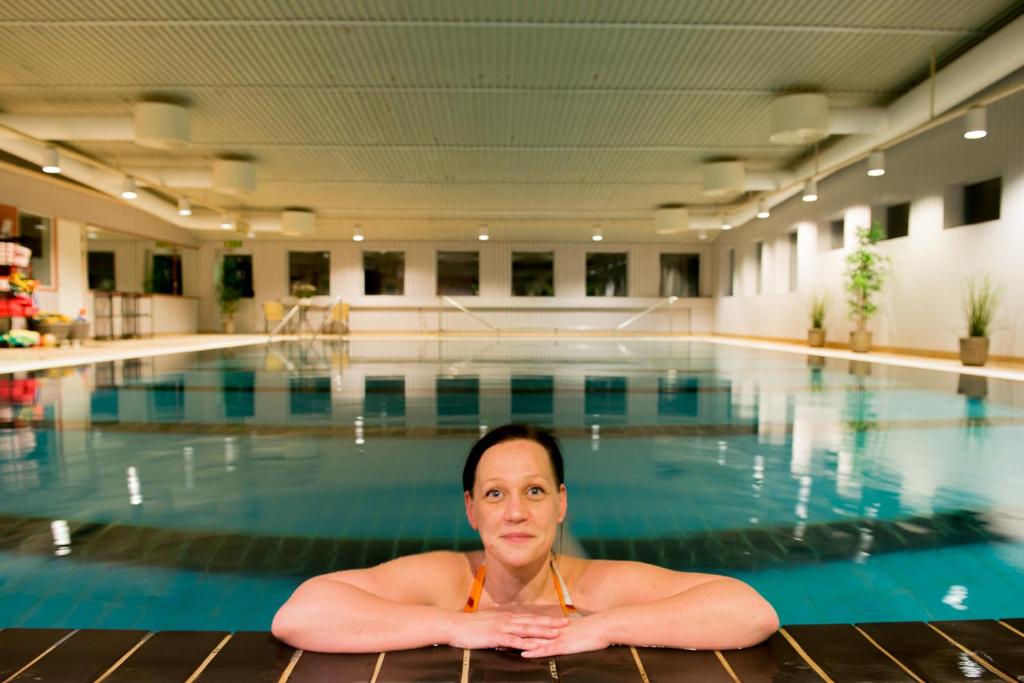 Bazén v ubytování Svanstein Lodge nebo v jeho okolí