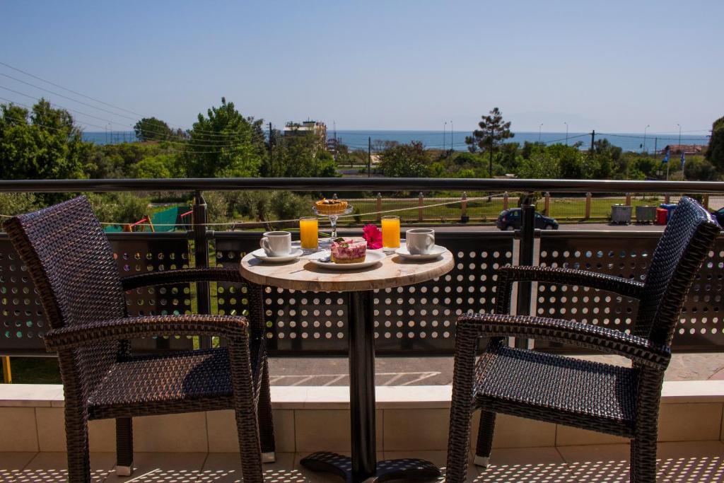 Balkon lub taras w obiekcie Thalassa Apart Hotel