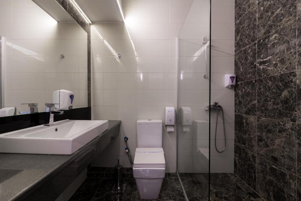 Koupelna v ubytování Hotel De KOKA