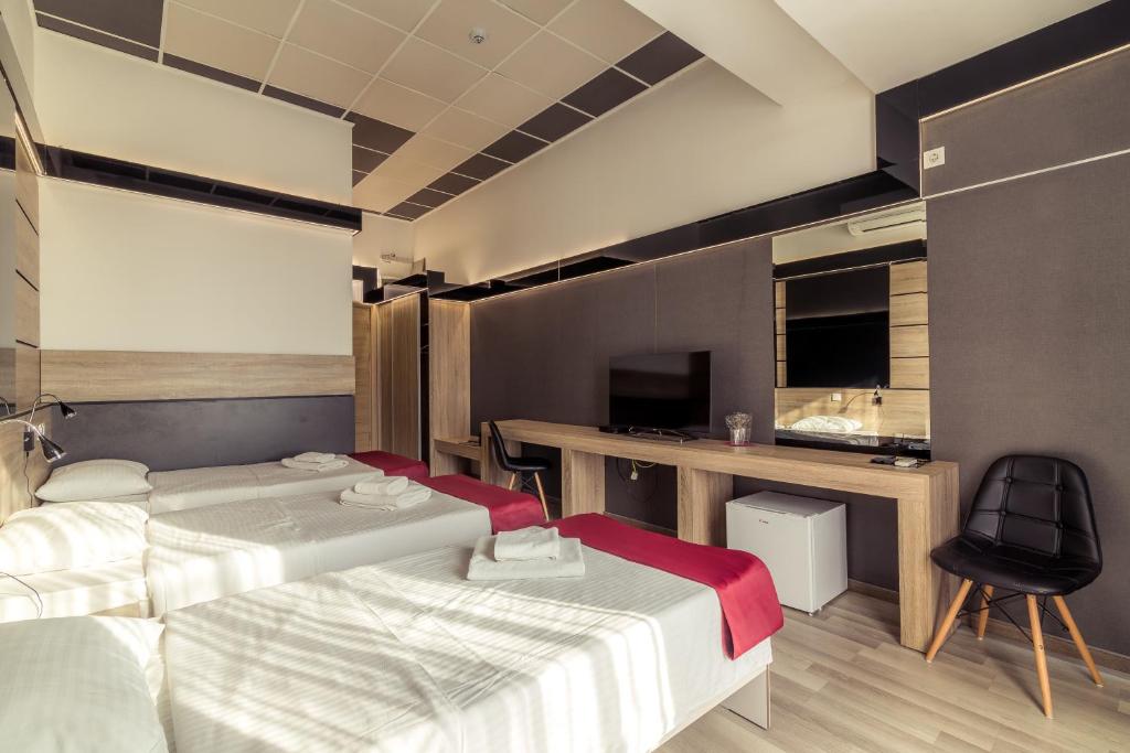 TV a/nebo společenská místnost v ubytování Hotel De KOKA