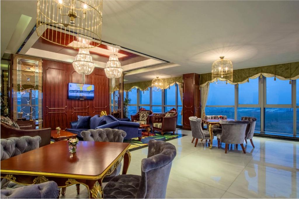 Posezení v ubytování Hotels & Preference Hualing Tbilisi