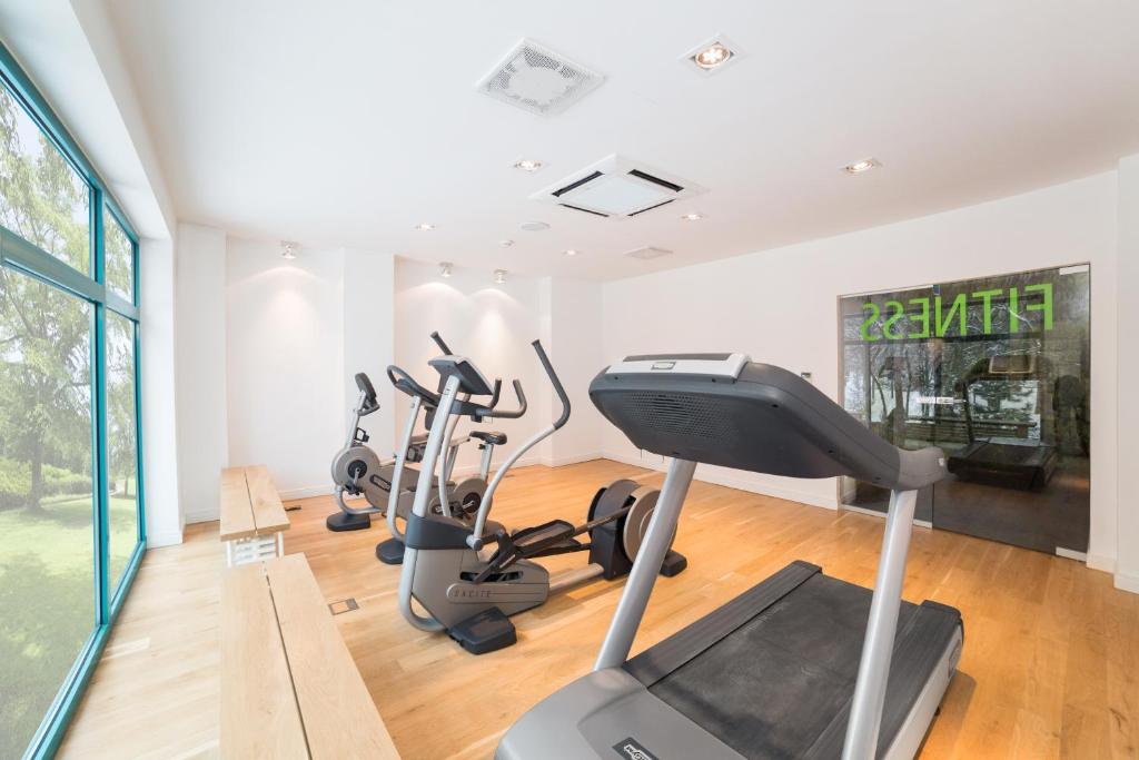Posilňovňa alebo fitness centrum v ubytovaní Apartamenty Ciechocinek SPA