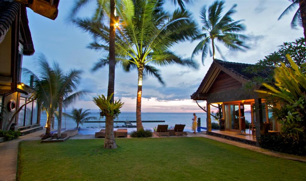 Villa con vistas al océano en Bayshore Villa, en Candidasa
