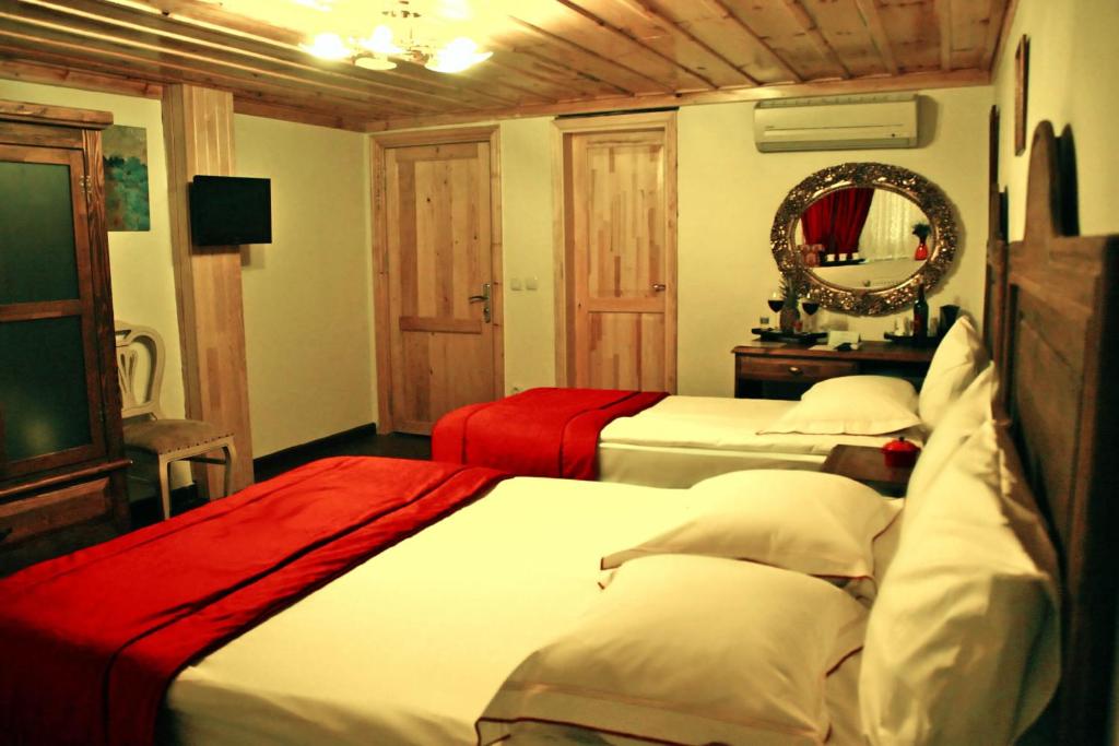 Postel nebo postele na pokoji v ubytování Divas Hotel