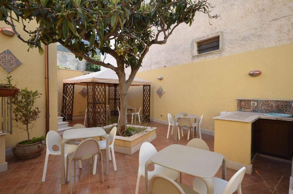 Patio nebo venkovní prostory v ubytování B&B Timpe Bianche