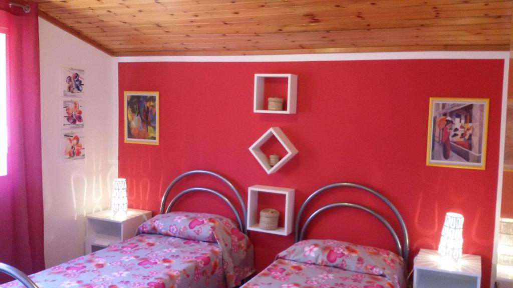 Postel nebo postele na pokoji v ubytování Casammare