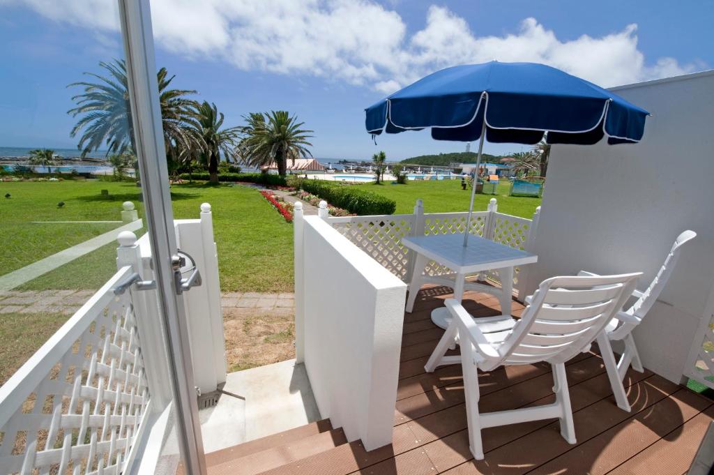 Balkón nebo terasa v ubytování Shirahama Ocean Resort