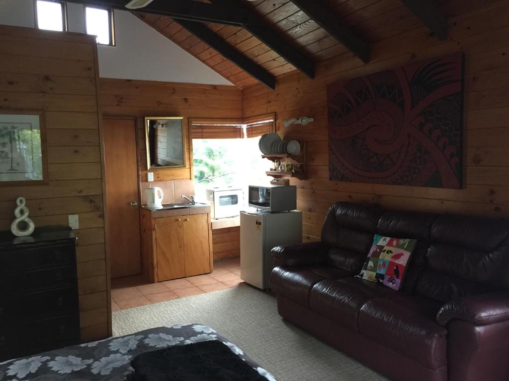 Kuchyň nebo kuchyňský kout v ubytování Grafton Cottage & Chalets