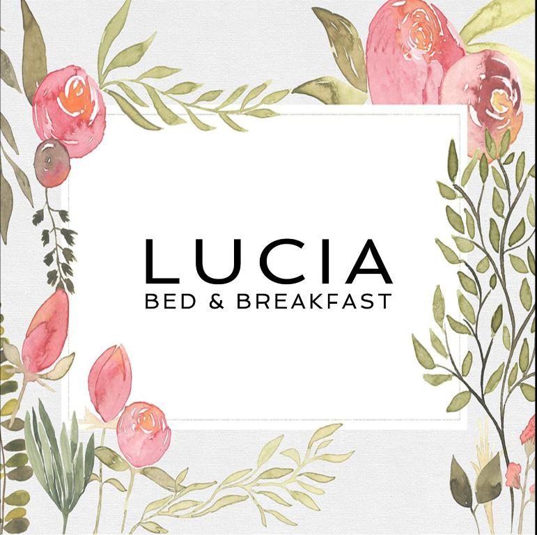 チェゼーナにあるBed and Breakfast Luciaの白花の水彩画