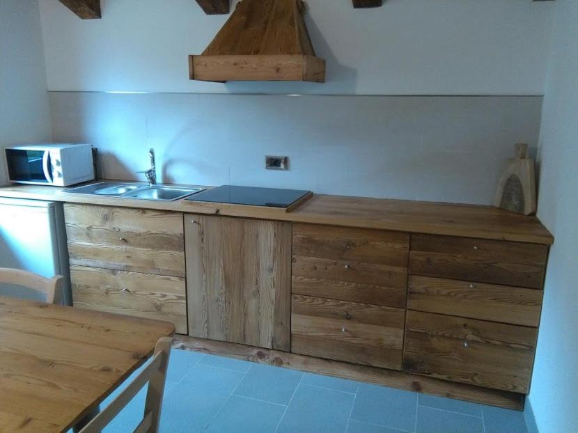 Kuchyň nebo kuchyňský kout v ubytování Appartamento Sole