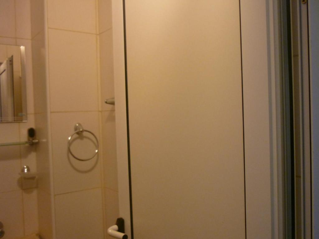 Koupelna v ubytování Hotel Strajica