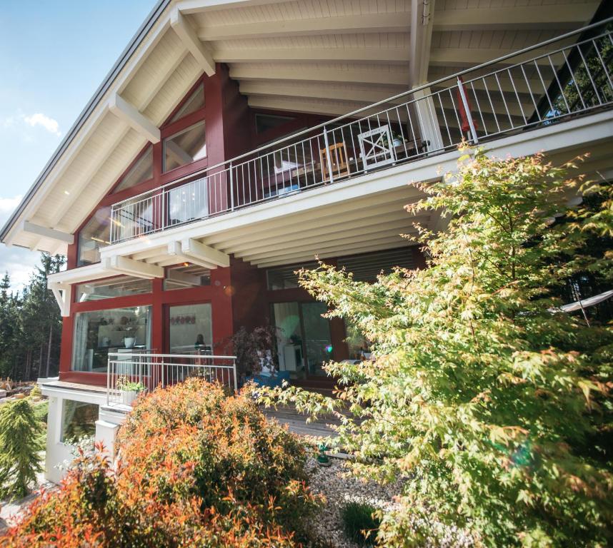 Balkón nebo terasa v ubytování Ferienhaus Melita