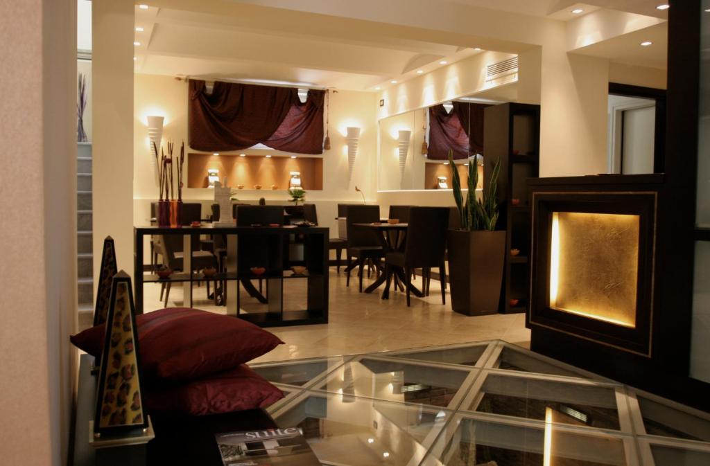 Część wypoczynkowa w obiekcie Hotel Latinum