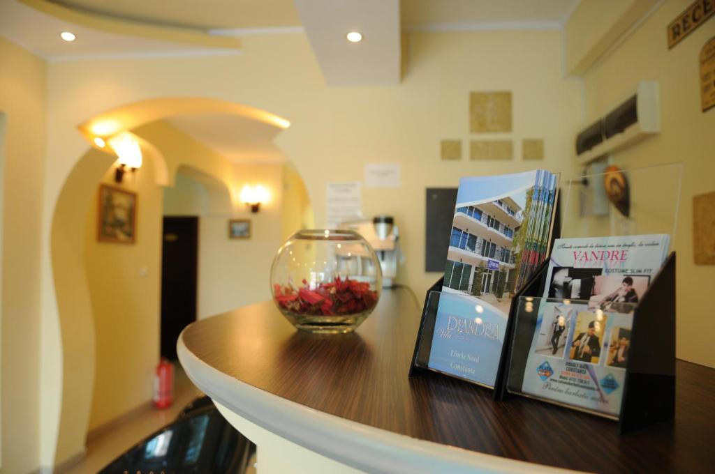 TV a/nebo společenská místnost v ubytování Hotel Diandra