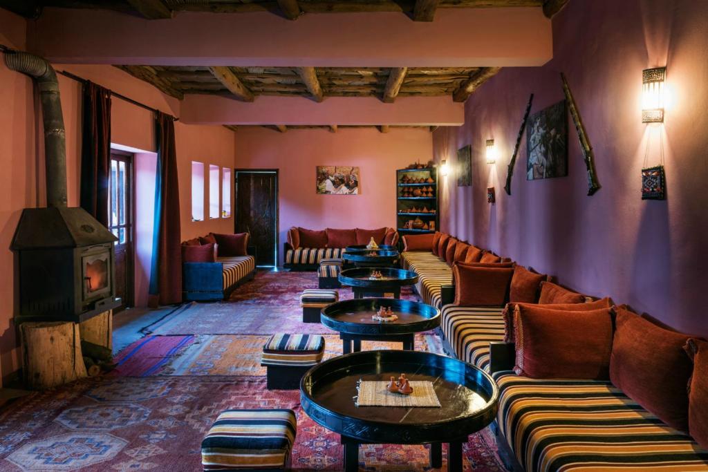 Posezení v ubytování Le Village du Toubkal