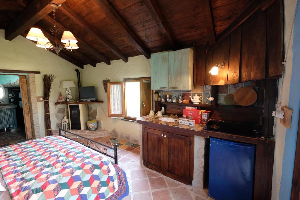 Kuchyň nebo kuchyňský kout v ubytování Cascina Bricco