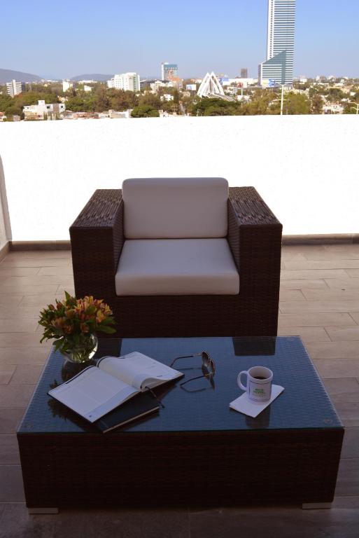 Posezení v ubytování Eco Hotel Guadalajara Expo