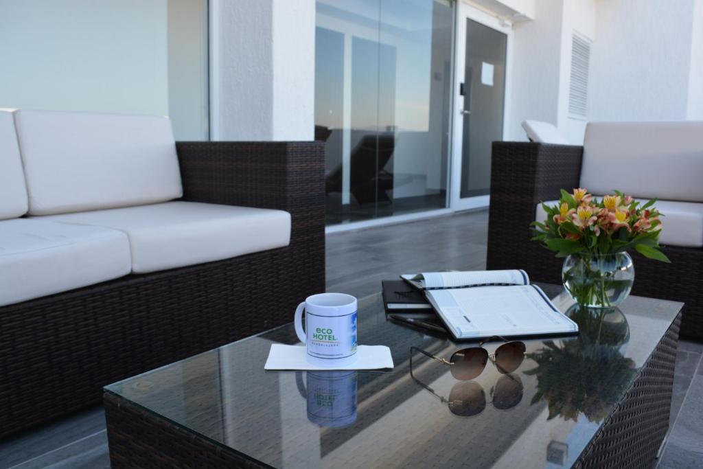 Posezení v ubytování Eco Hotel Guadalajara Expo
