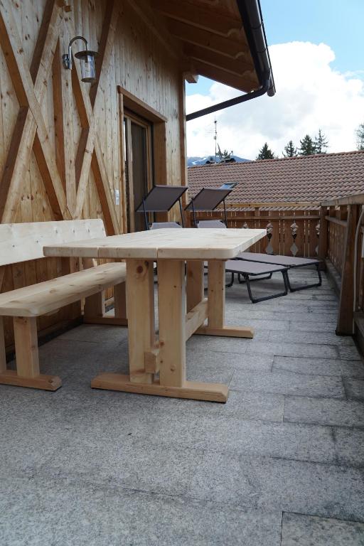 Balkón nebo terasa v ubytování Wegscheiderhof