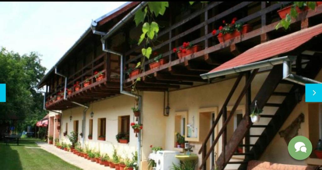 Bygningen som pensionatet ligger i