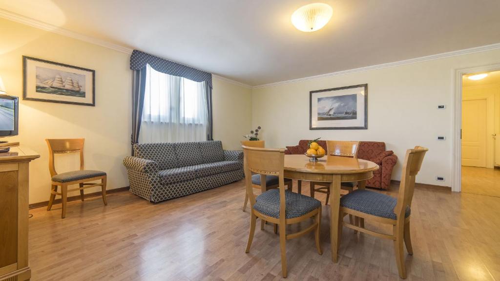 Posezení v ubytování Hotel Ville Bianchi