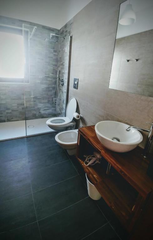 Koupelna v ubytování De Nittis' Rooms