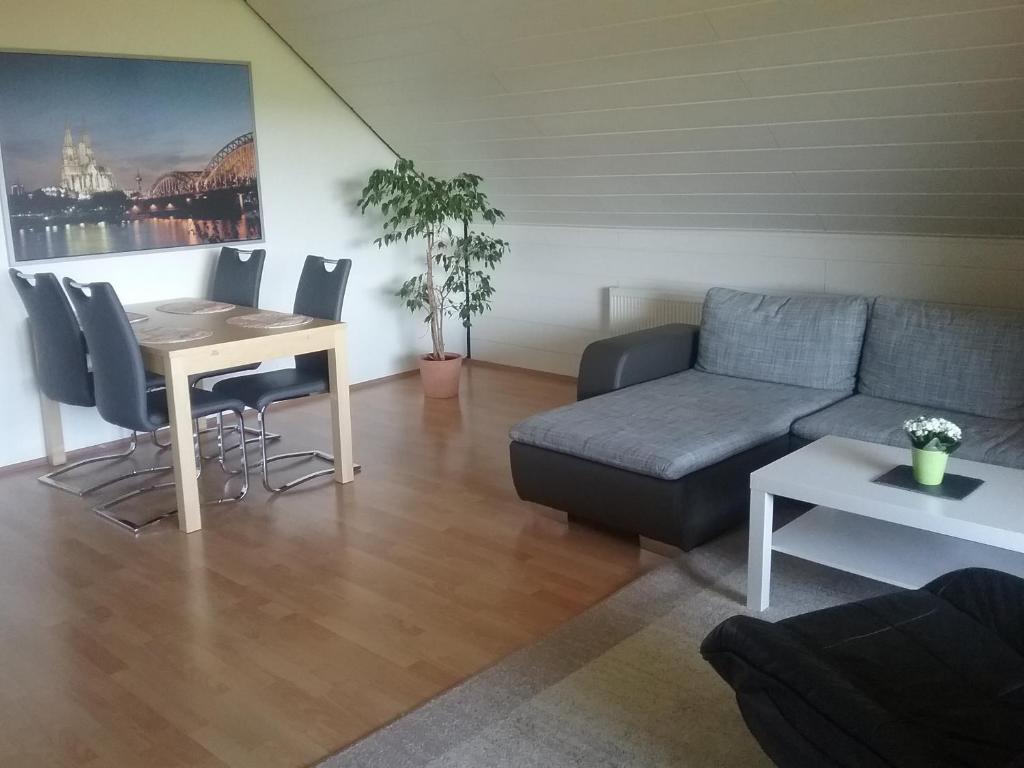 Posezení v ubytování Zur schönen Aussicht