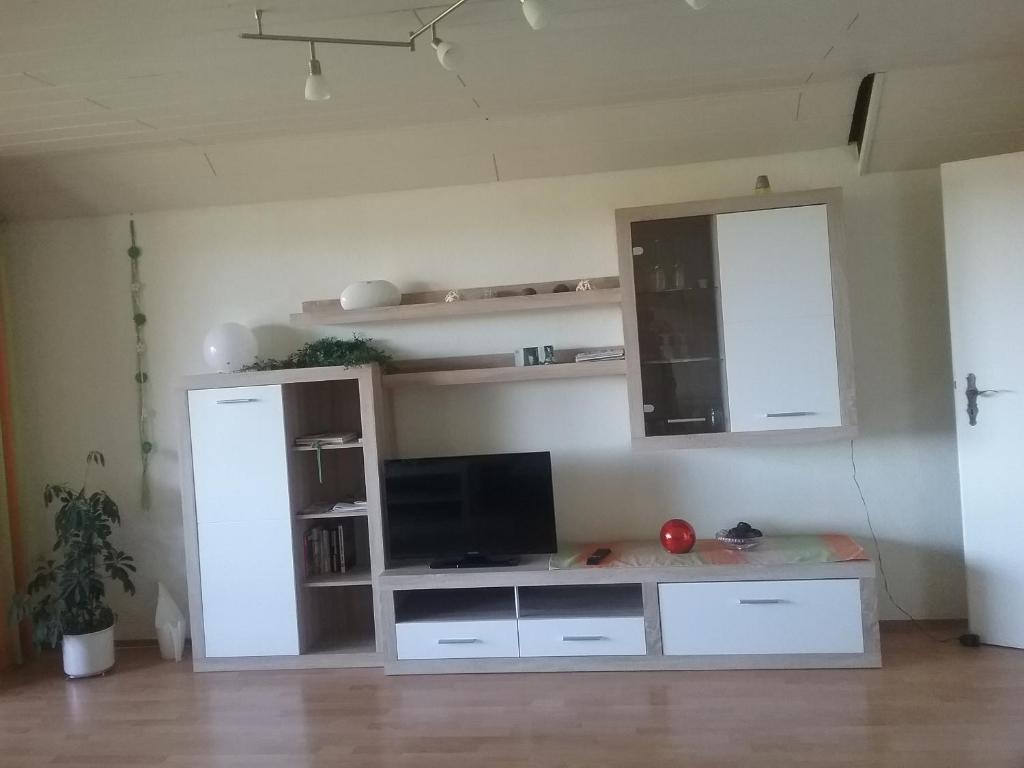 TV a/nebo společenská místnost v ubytování Zur schönen Aussicht