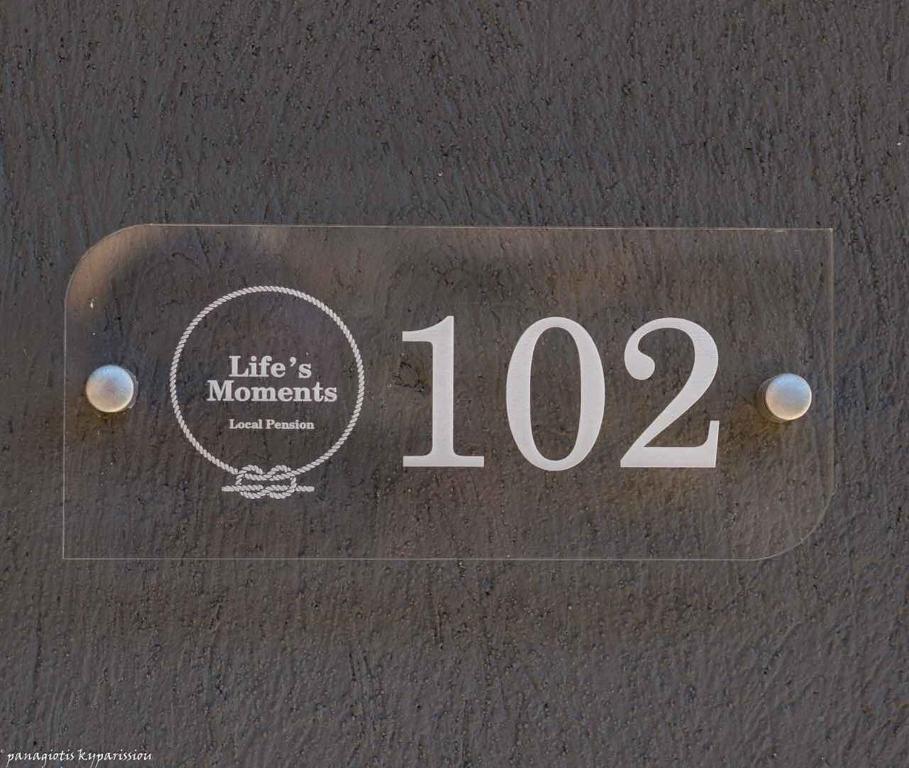 Certifikát, hodnocení, plakát nebo jiný dokument vystavený v ubytování Life's Moments