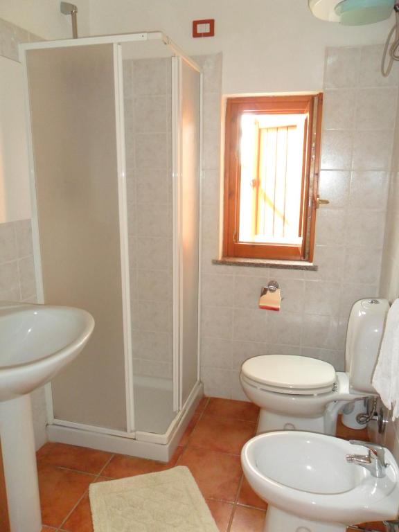 Ванная комната в Agriturismo Ezzi Mannu