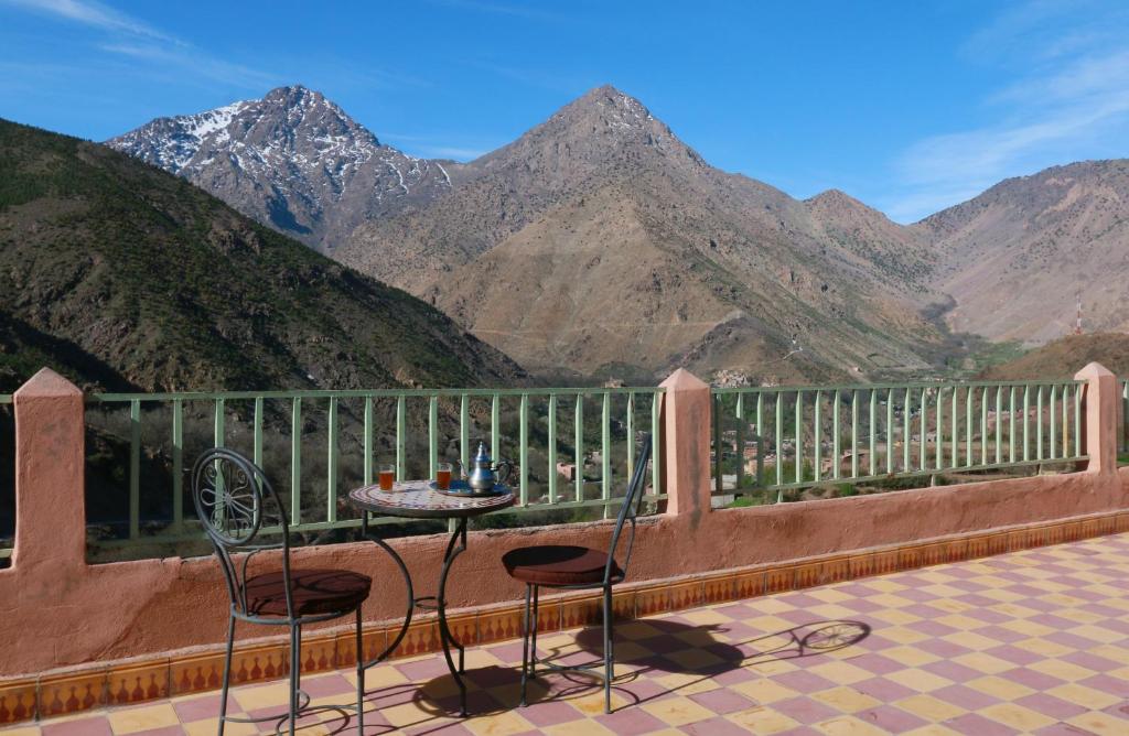 Nespecifikovaný výhled na hory nebo výhled na hory při pohledu z bed and breakfast