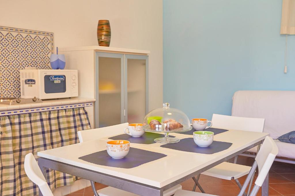 Eldhús eða eldhúskrókur á Residence Favignana