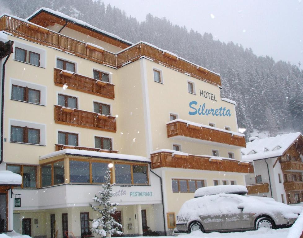 Hotel Silvretta v zimě