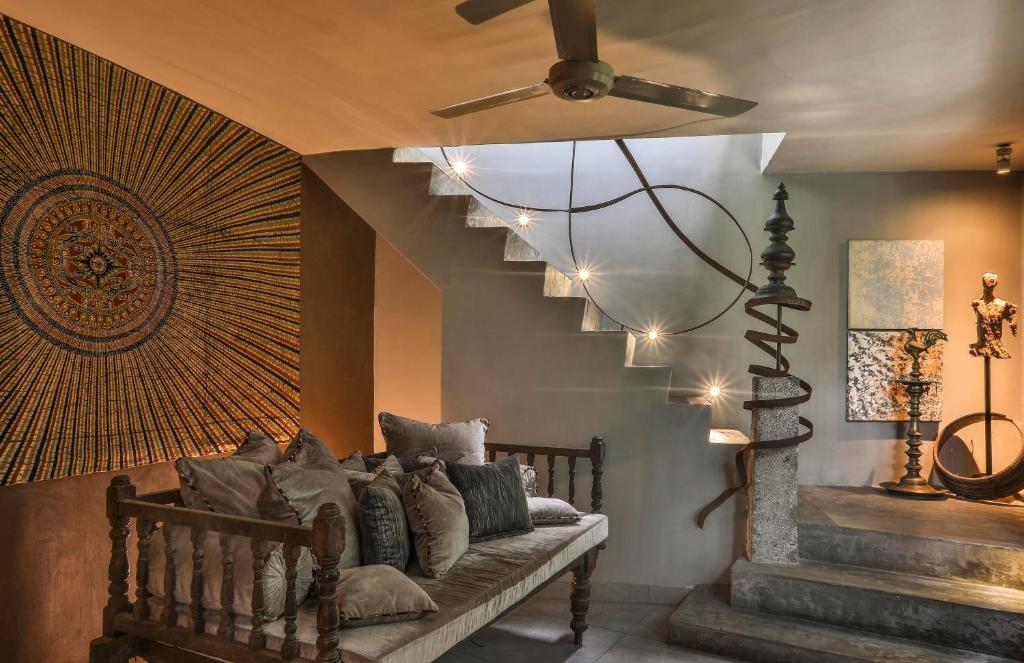 Posezení v ubytování 55TG Boutique Suites