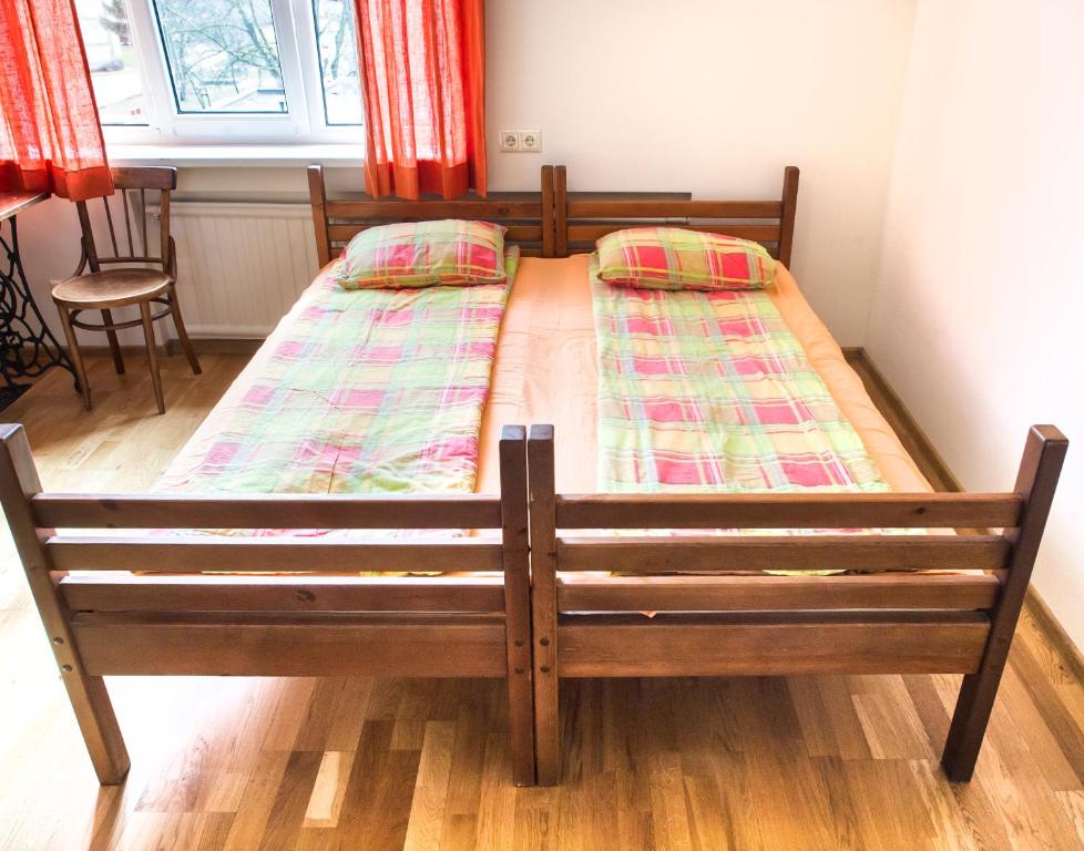 Postel nebo postele na pokoji v ubytování Klaipeda Hostel