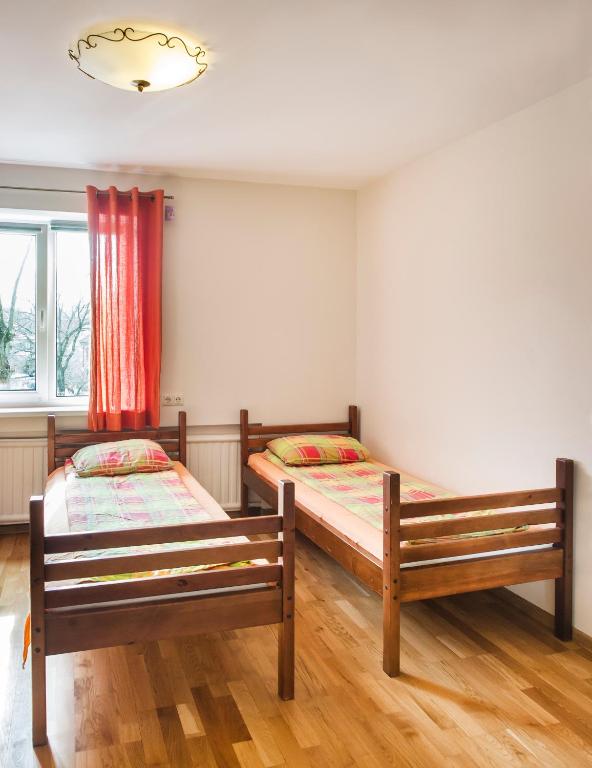 Postel nebo postele na pokoji v ubytování Klaipeda Hostel