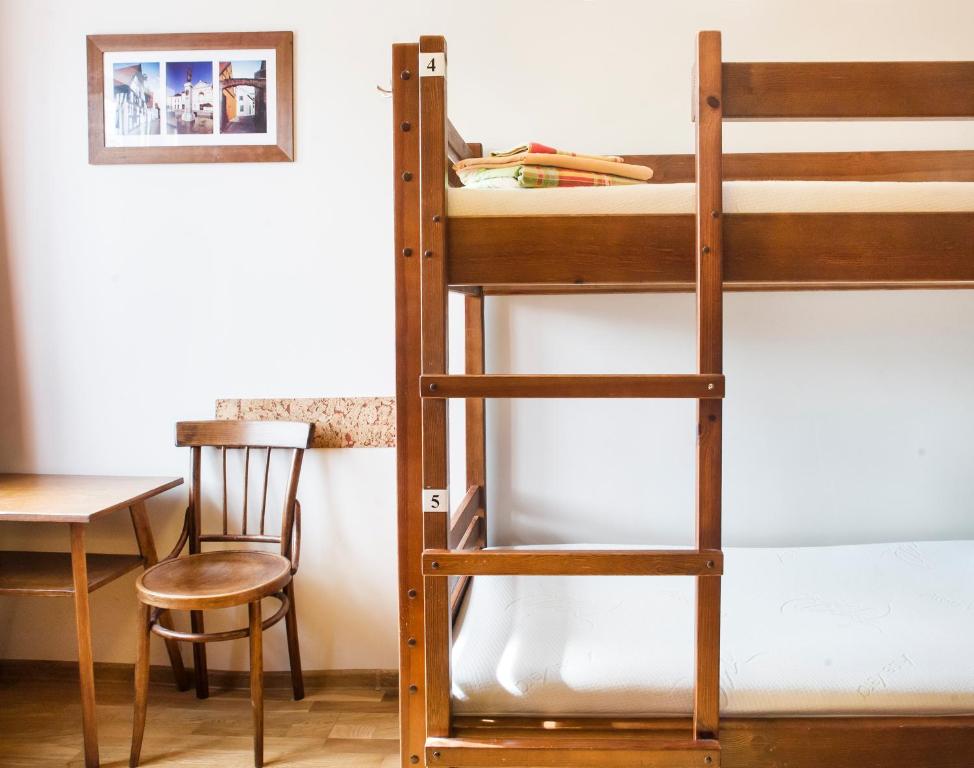 Postel nebo postele na pokoji v ubytování Klaipeda Hostel