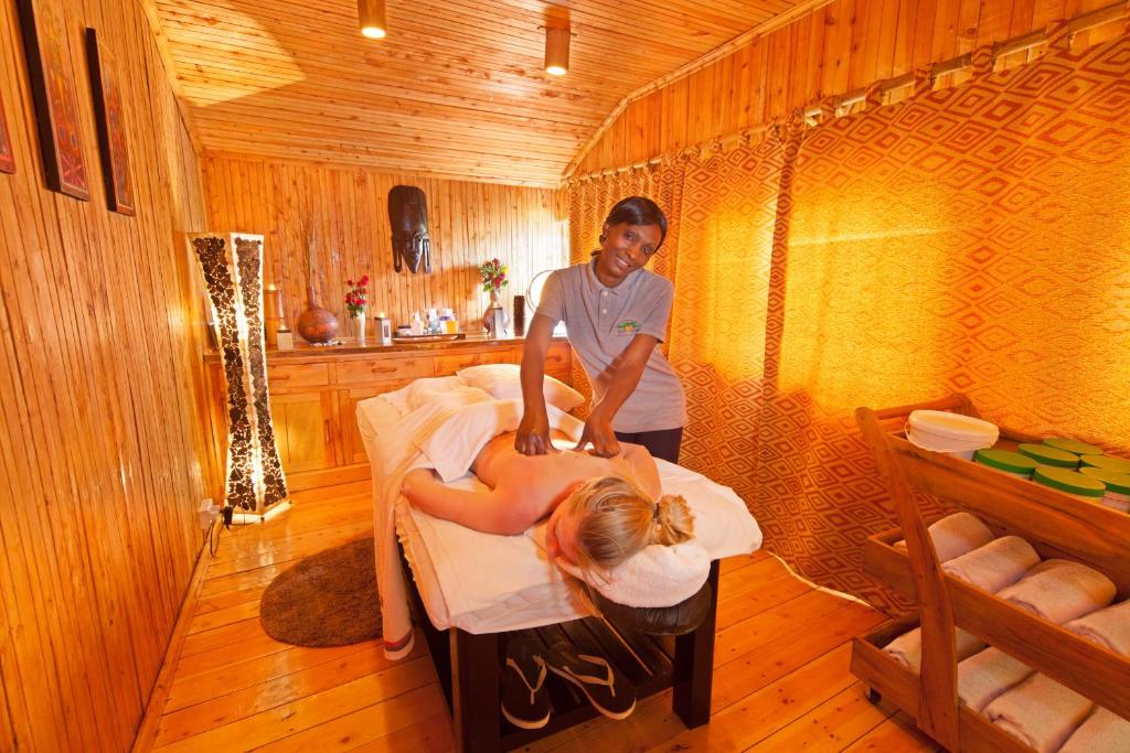 Lázně a/nebo wellness v ubytování Rhino Watch Safarilodge
