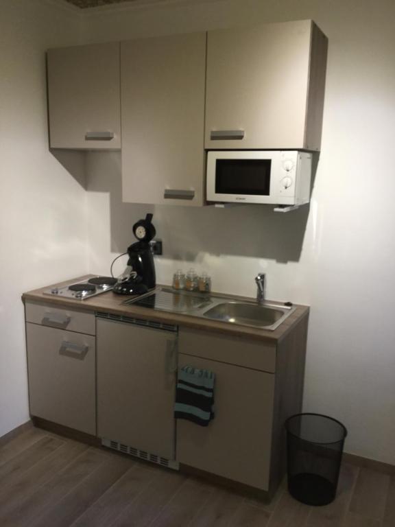 Kuchyň nebo kuchyňský kout v ubytování Landhaus Thome