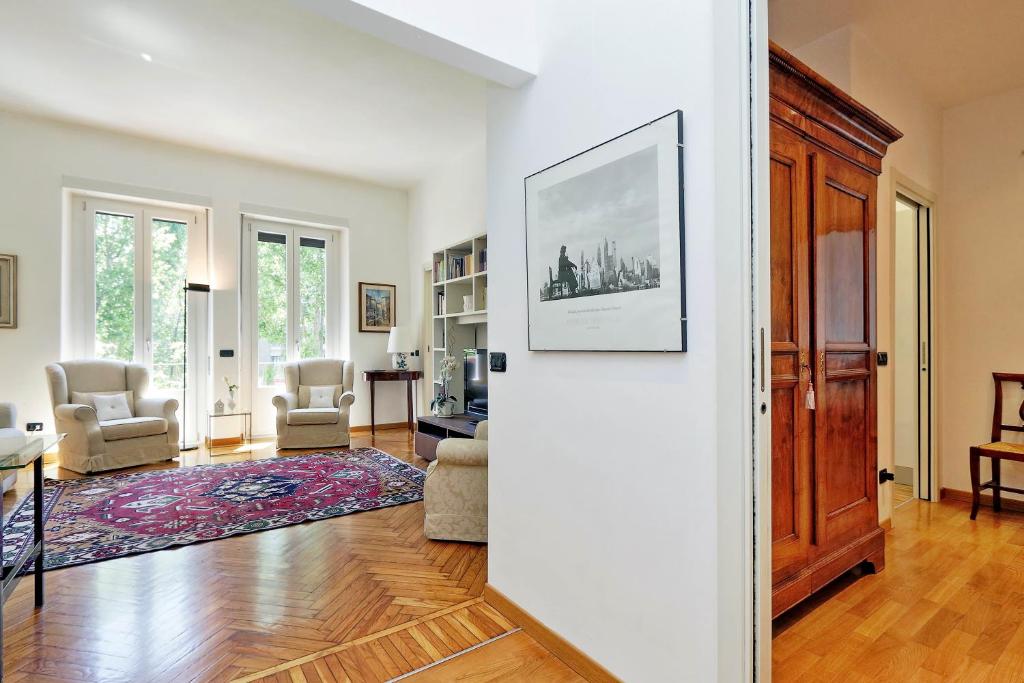 Posedenie v ubytovaní JOIVY Fabulous Family Apt for 4 with Terrace next to Park