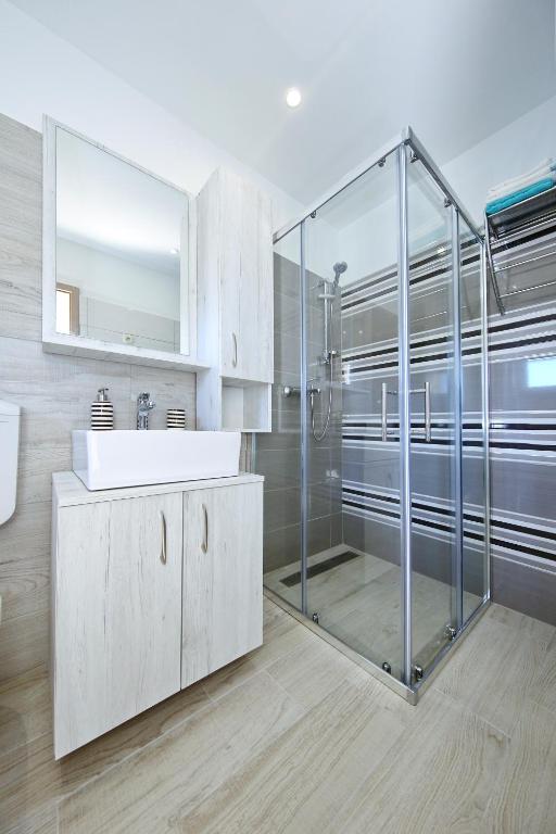 Koupelna v ubytování Apartment Nela