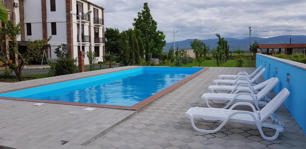 Bazén v ubytování Shaloshvili's Cellar Hotel nebo v jeho okolí