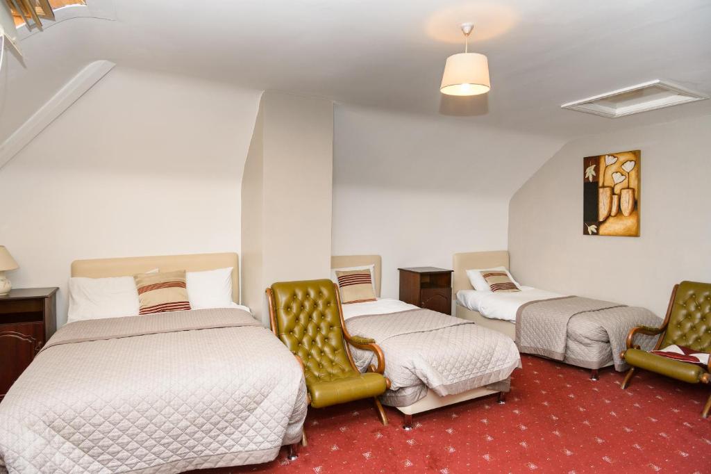 Postel nebo postele na pokoji v ubytování Breagagh View B&B
