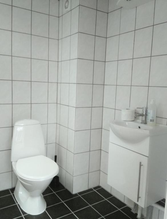 Koupelna v ubytování Room In Gedser Centrum