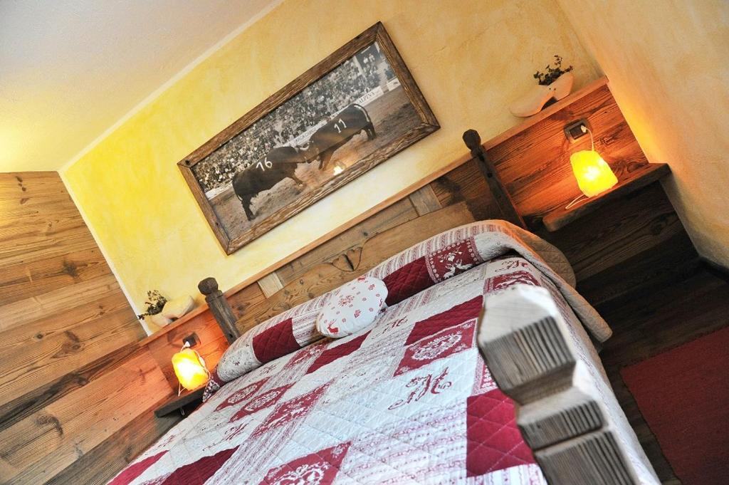 Postel nebo postele na pokoji v ubytování Maison Lazier