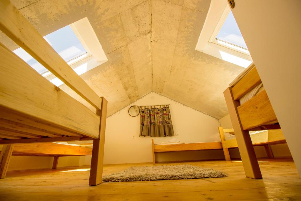 Posteľ alebo postele v izbe v ubytovaní Hostel Omiš