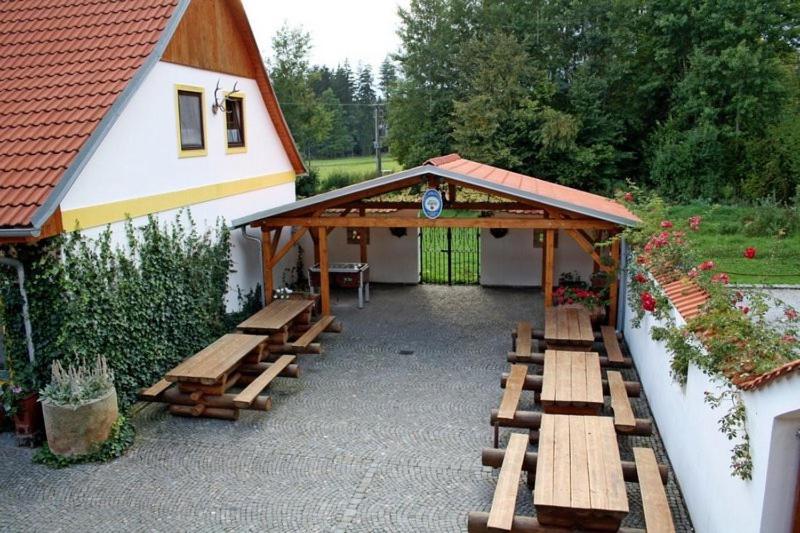 Zahrada ubytování Penzion Kaminek